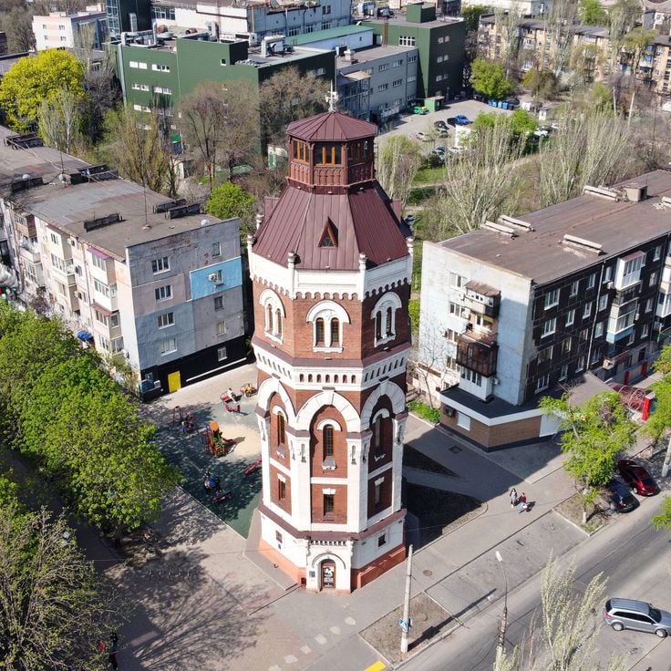 Old city watertower, Mariupol
