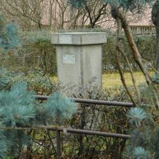 Pomník Františka Soukala na Ortenově náměstí v Holešovicích