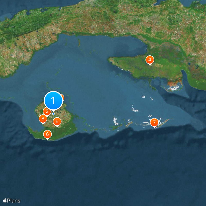 Île de la Jeunesse Carte