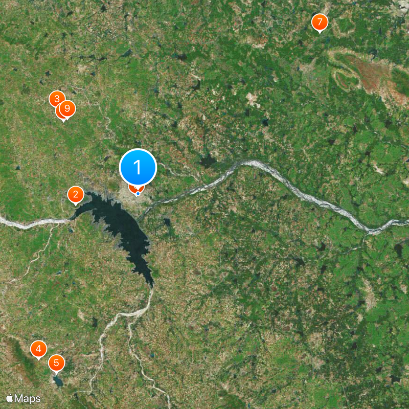 Karimnagar district Map