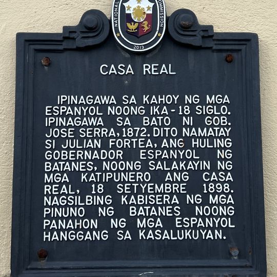 Casa Real historical marker