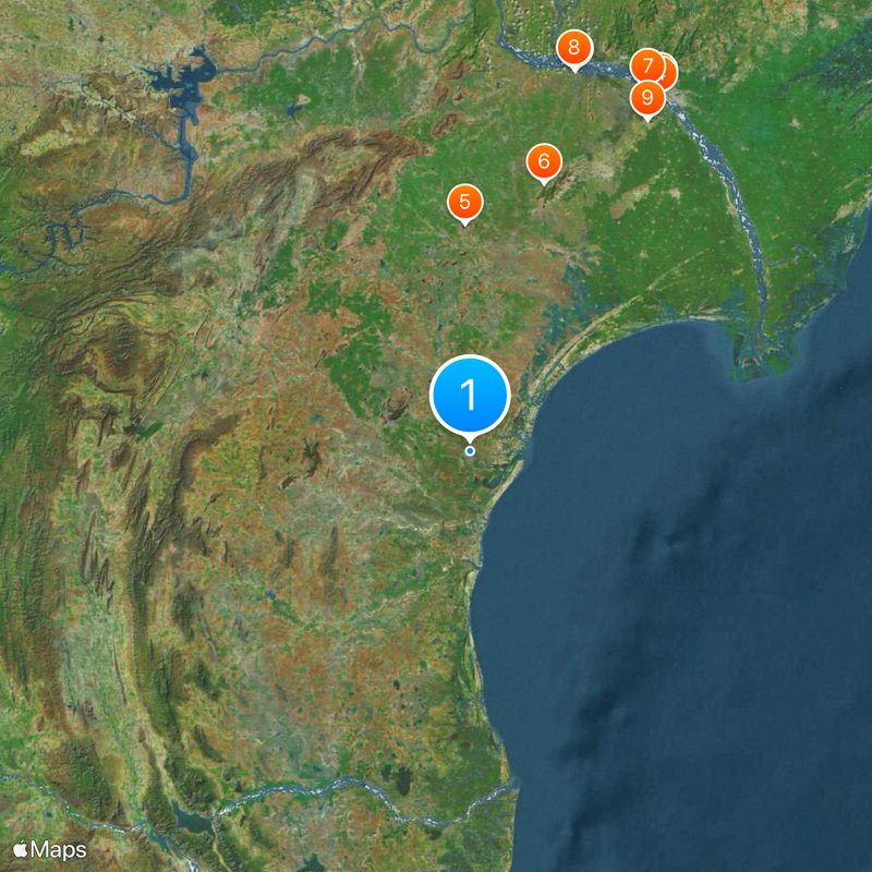 Ongole Map