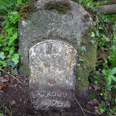 Milestone, Three Mile Bottom; opp. Four Mile Lodge"