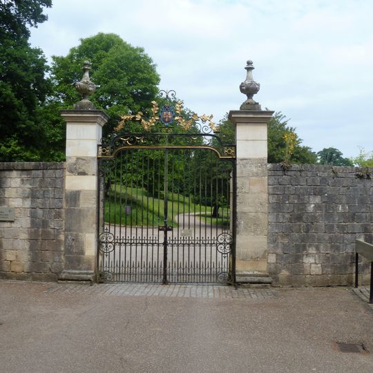 The Canal Gates And Flanking Walls On West Side Of The Lake