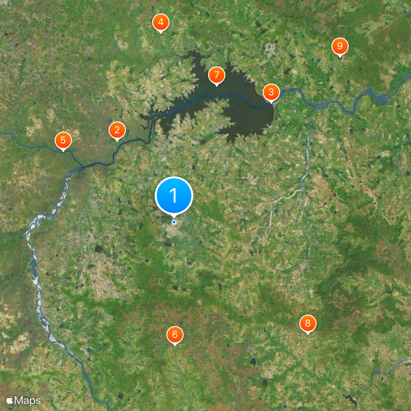 Nizamabad district Map