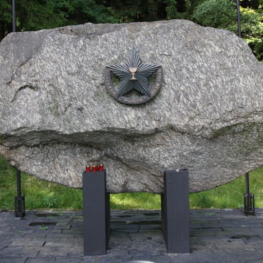 Partisan memorial in Cikháj