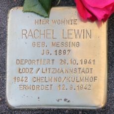 Stolperstein à la mémoire de Rachel Lewin
