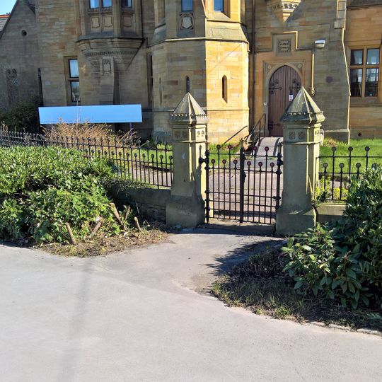 Railings, Gate Piers And Gate To Burnley College Adult Education Centre