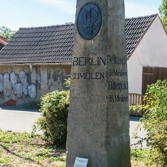 Preußischer Ganzmeilenobelisk Rackwitz