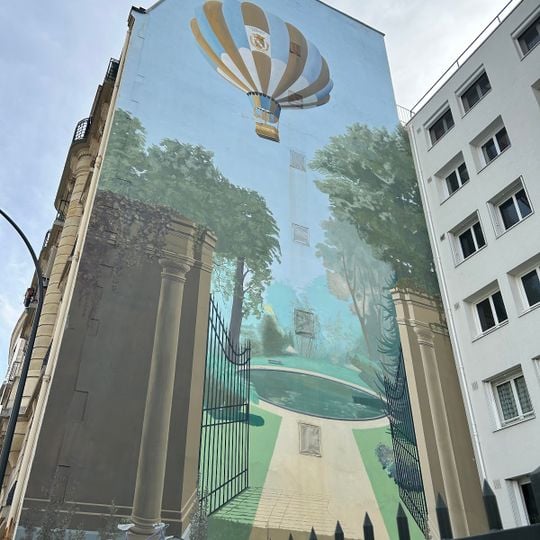 Fresque de la Montgolfière