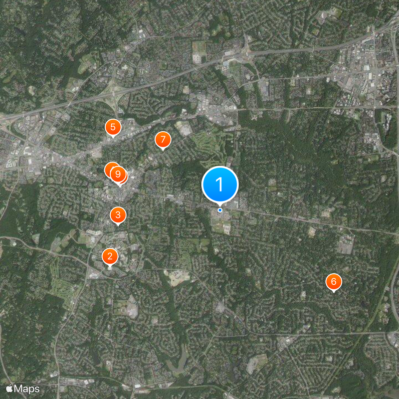 Carter G. Woodson High School Map