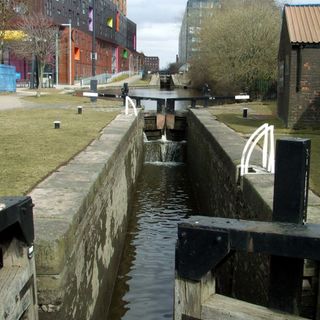 Ashton Canal Lock Number 2 Off South End Of Vesta Street