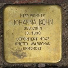 Stolperstein à la mémoire de Johanna Kohn