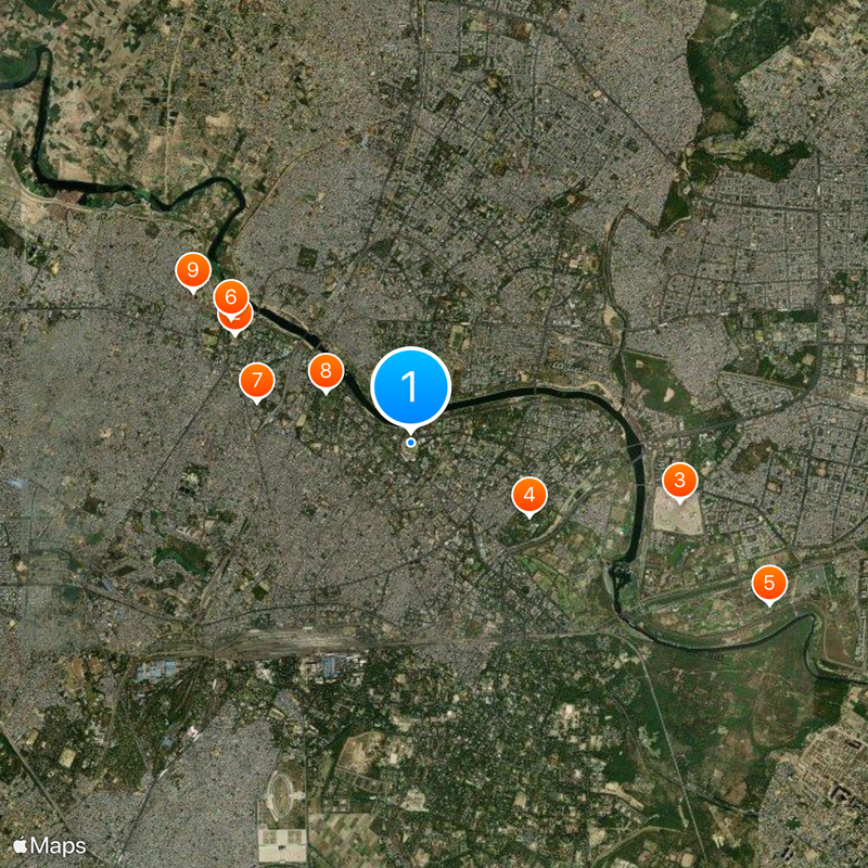 K. D. Singh Babu Stadium, Lucknow Map