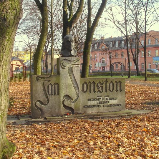John Jonston Monument in Leszno