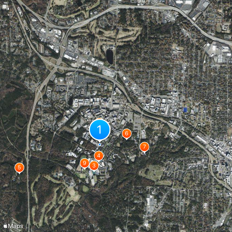Duke University School of Medicine Map