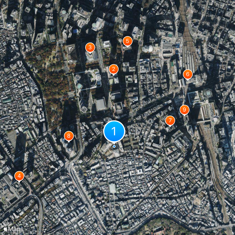 Bunka Fashion College Map