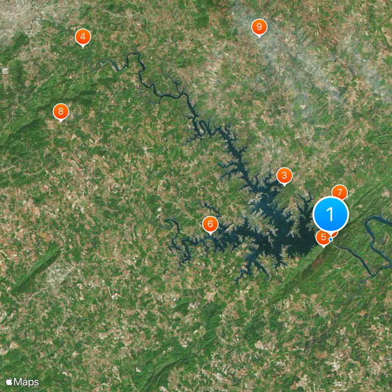 Smith Mountain Lake Map