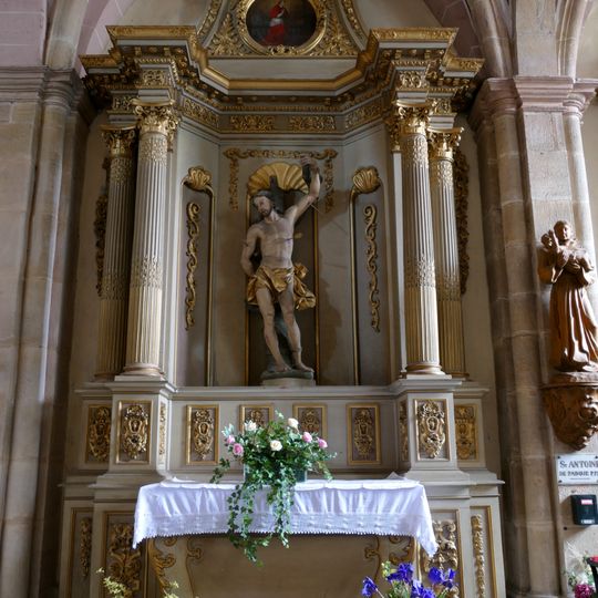 Autel et retable de saint-Sébastien