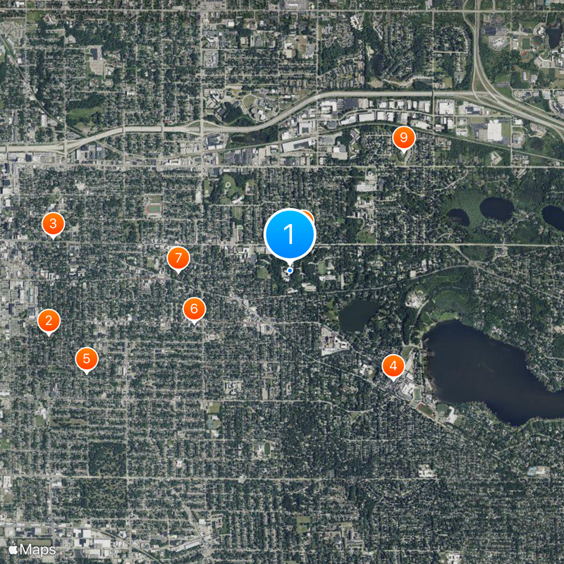 Aquinas College Map