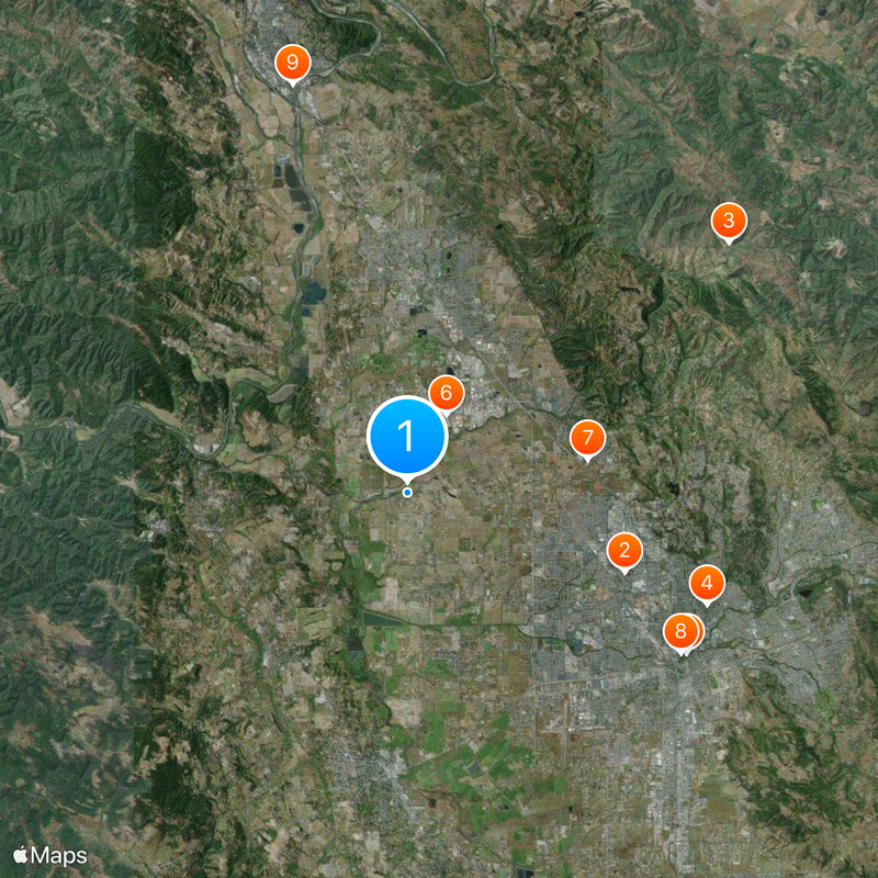 Russian River Valley AVA Map
