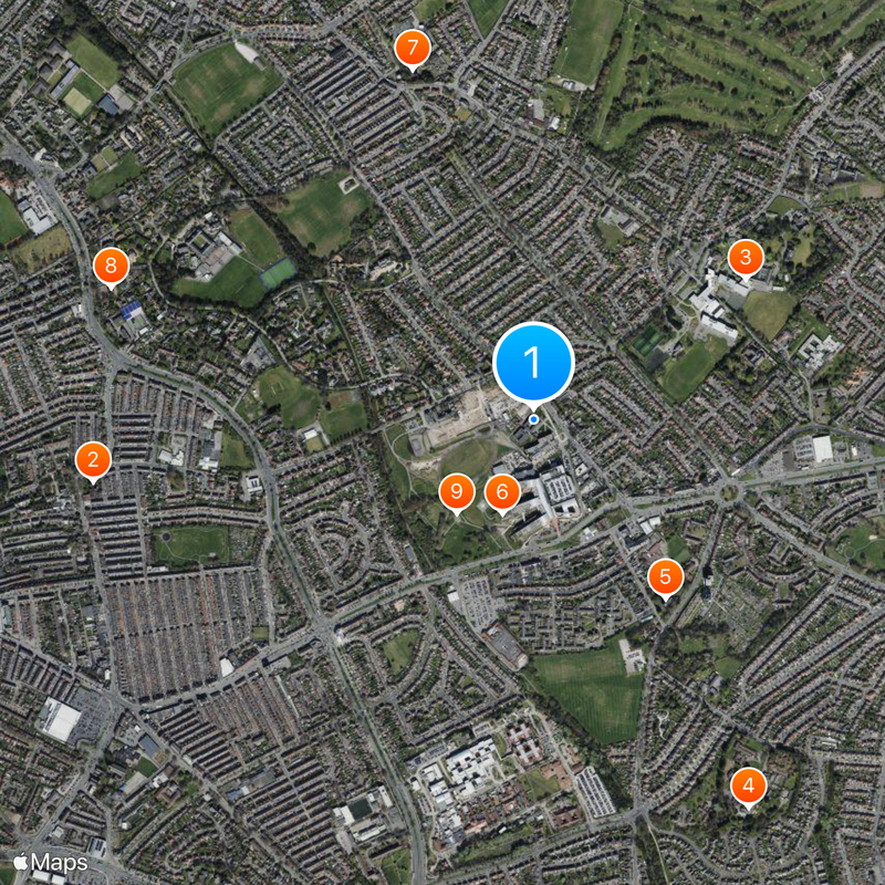 Alder Hey Children's Hospital Map