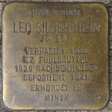 Stolperstein dedicated to Leo Silberstein