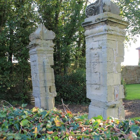 Old Gate Piers To East Of Gloster Hill Farmhouse