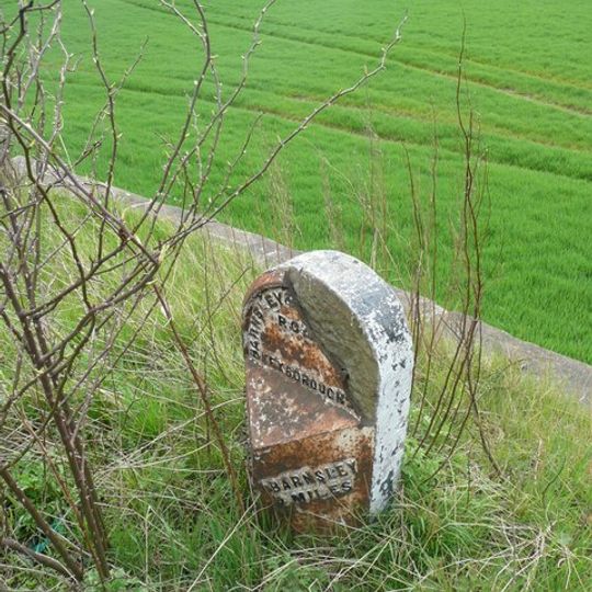 Milestone Approximately 100 Metres South Of Track To Snapethorpe Farm