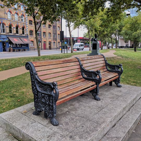 Four Public Benches On Embankment Footpath Immediately North Of Alembic House