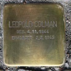 Stolperstein für Leopold Colman