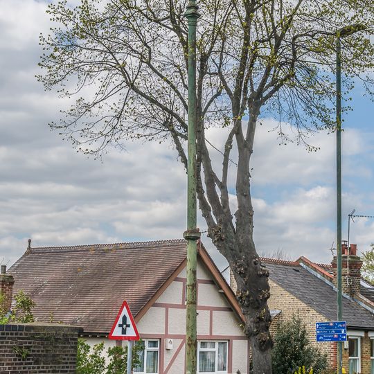 Number 3 Sewer Ventilation Column on the railway bridge on Boundary Road