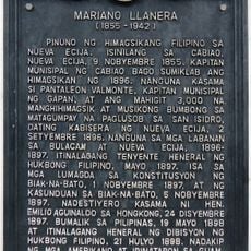 Mariano Llanera historical marker