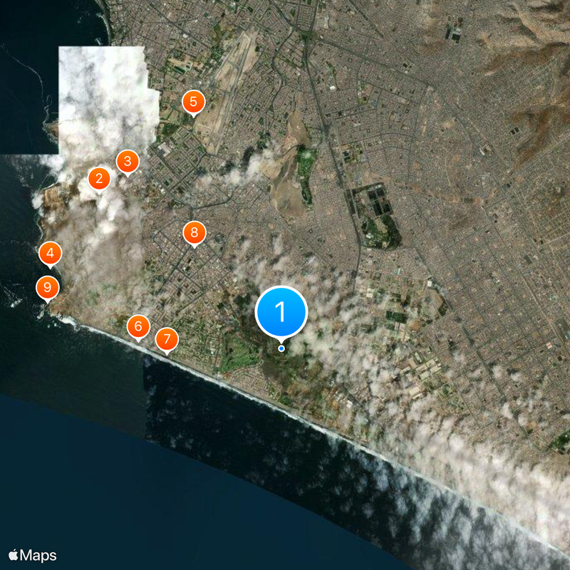 Pantanos de Villa Wildlife Refuge Carte