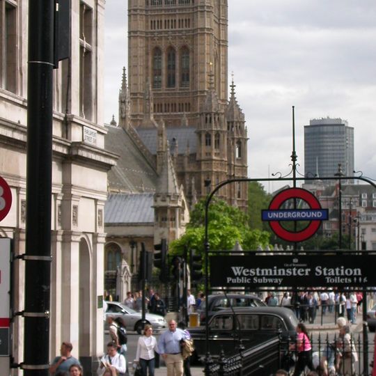Westminster tube station