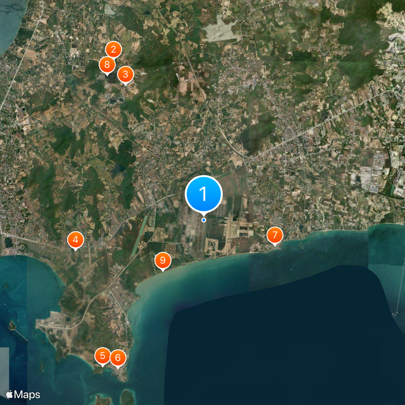 U-Tapao International Airport Map