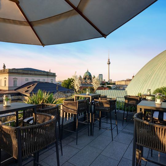 The Rooftop Terrace at Hotel de Rome