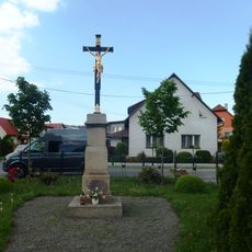 Wayside cross in Tylovice park