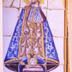 Ceramic panel of Our Lady of Loreto