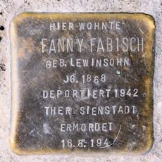 Stolperstein dedicated to Fanny Fabisch