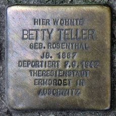 Stolperstein en memoria de Betty Teller