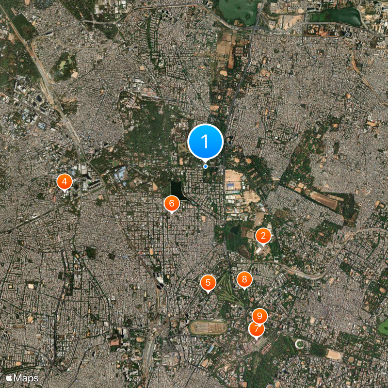 Indian Academy of Sciences Map
