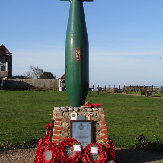 Royal Engineers bomb disposal memorial, Mundesley