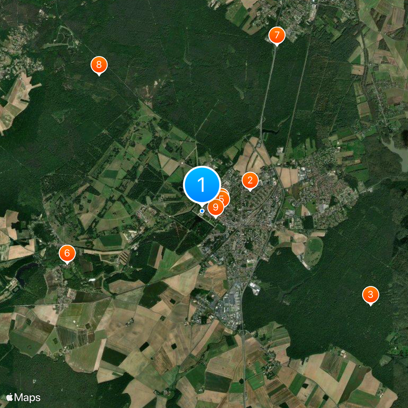 Château de Rambouillet Map