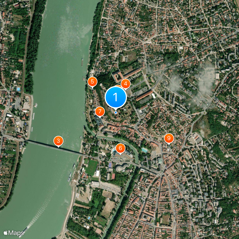 Esztergom Castle Mapa