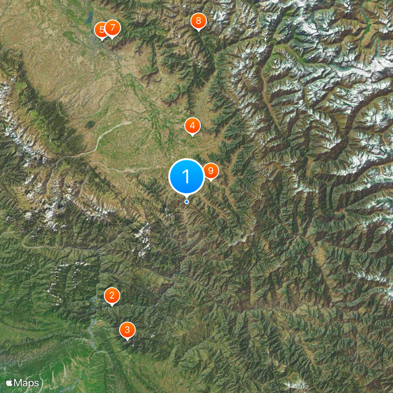 Pir Panjal Railway Tunnel Map