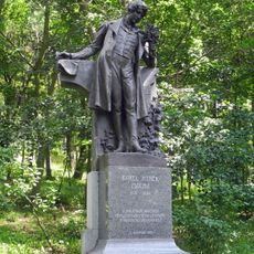 Statue of Karel Hynek Mácha in Litoměřice