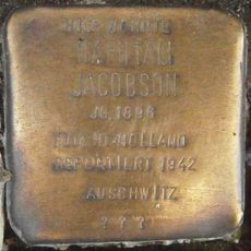 Stolperstein dedicated to Naphtali Jacobson