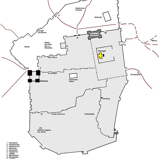 Herod's Palace at Jerusalem