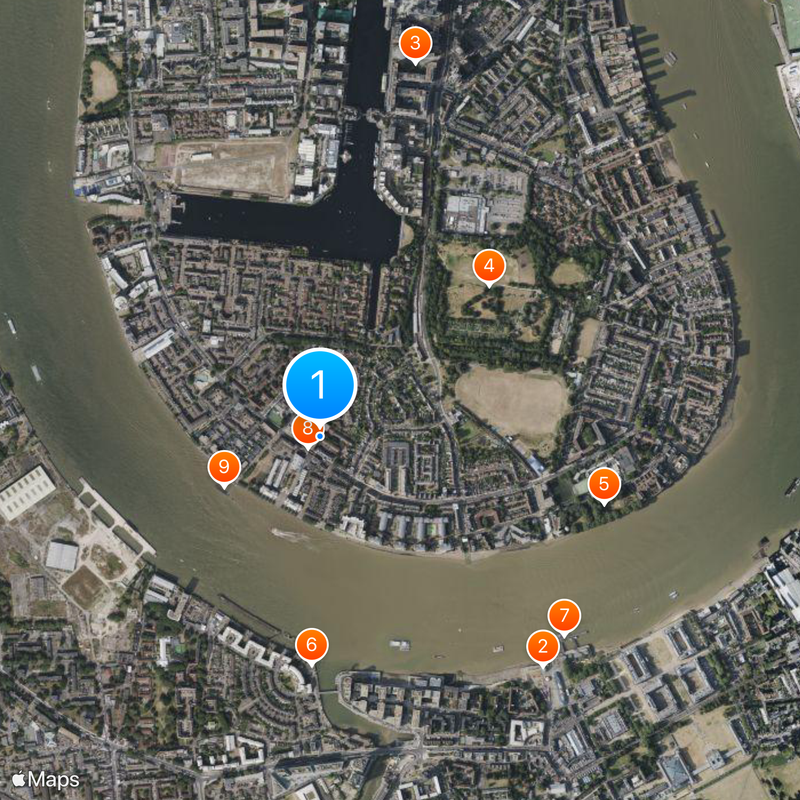 Isla de los Perros Mapa